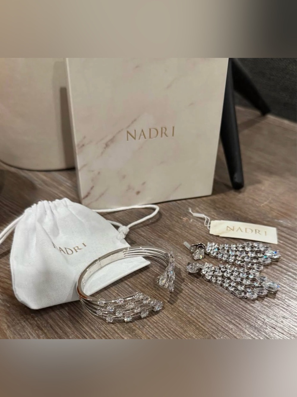 Nadri Chandelier Earrings